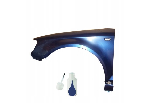 MUDGUARD AUDI A3 8P LZ5C 03 08 Left Varnish Ocean Blue Pearl Effec