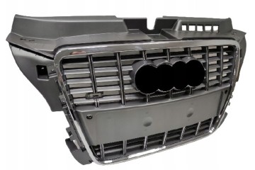Audi A3 08 DUMMY RADIATOR GRILL GREY 8P0853651Q Catalog number of the part A11098