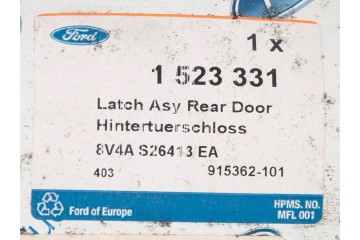 DOOR LOCK LEFT REAR KUGA 08 12 WITH DOOR LOCK 1523331 8V4A S26413 EA NEW Part manufacturer Ford OE
