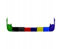 Rear bumper version with PDC mount 6 dark grey MERCEDES VITO CLASS