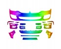 Front bumper M PACKAGE BMW 5 G30 G31 G38 F90 02 17 04 20 Part manufacturer Blic