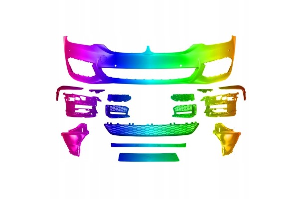Front bumper M PACKAGE BMW 5 G30 G31 G38 F90 02 17 04 20 Part manufacturer Blic