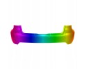 Rear bumper MERCEDES B CLASS W245 03 08 11 11 Part manufacturer Blic
