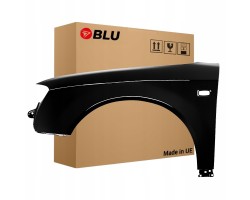BLU Mudguard AUDI A4 B7 LZ9Y left black 04 08 front