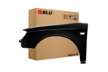 BLU Mudguard AUDI A4 B7 LZ9Y left black 04 08 front