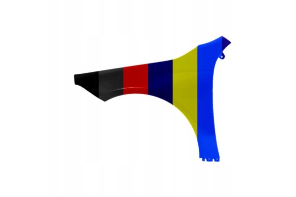 Mudguard front L aluminium MERCEDES CLA C118 03 19 12 22 Catalog number of the part 6504 04 3556311AP