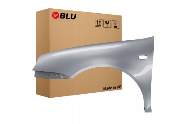 BLU Mudguard VW GOLF IV 4 LA7W left silver 97 06 front galvanized