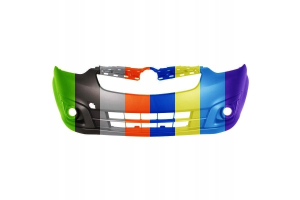 Front bumper halogen black OPEL COMBO D 02 12 06 18 Part manufacturer Blic