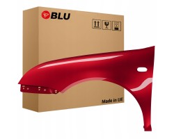 BLU Mudguard VW BORA LC3K left red 98 05 1J front