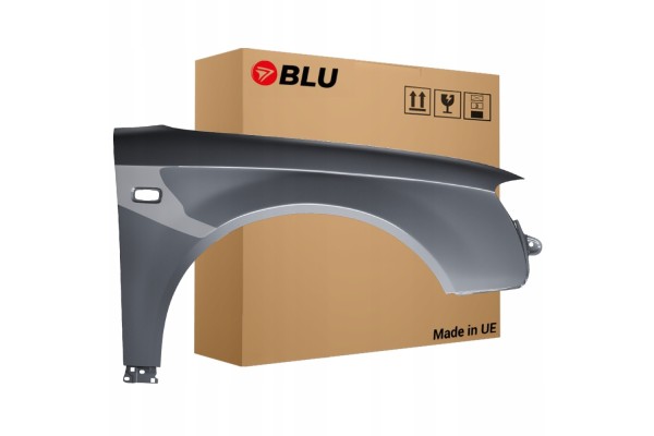 BLU Mudguard AUDI A4 B7 LY7G right grey 04 08 front ZINC QuarzGrau