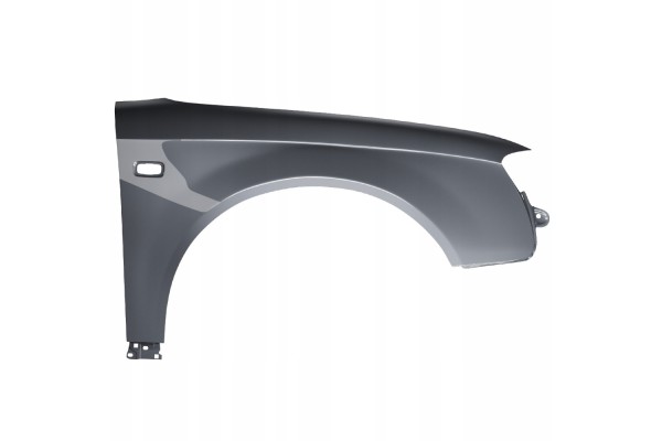 BLU Mudguard AUDI A4 B7 LY7G right grey 04 08 front ZINC QuarzGrau Packaging status original