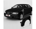 BLU Mudguard AUDI A4 B6 LZ9W left black 00 04 front galvanized Packaging status original