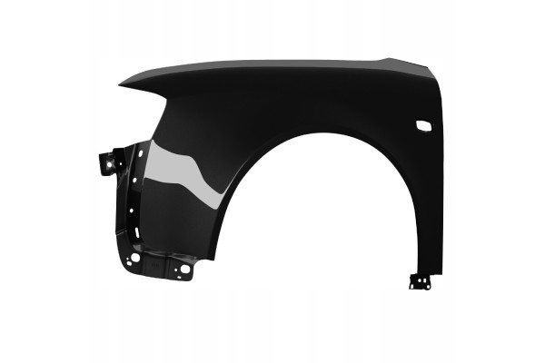 BLU Mudguard AUDI A4 B6 LZ9W left black 00 04 front galvanized Part manufacturer BLU