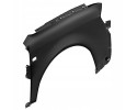 BLU Mudguard AUDI A4 B6 LZ9W left black 00 04 front galvanized Car type passenger cars