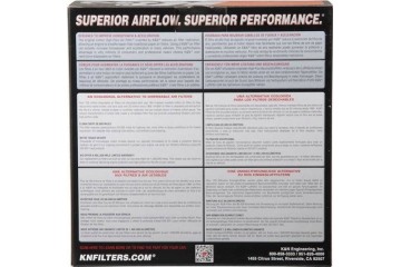 K N SPORT AIR FILTER 33 2413 Width 165 mm