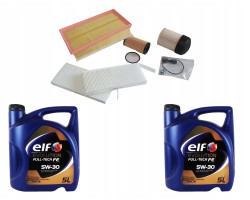 FILTER SET OIL ELF 5IN30 FULL TECH 10L RENAULT MASTER 2 3 DCI 165 170
