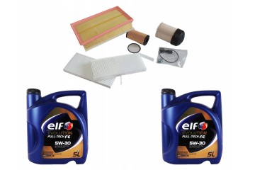 FILTER SET OIL ELF 5IN30 FULL TECH 10L RENAULT MASTER 2 3 DCI 165 170