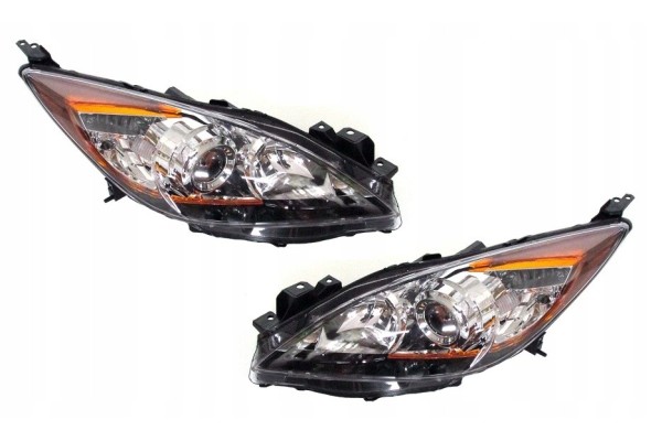 SET OF HEADLIGHTS MAZDA 3 BL 2009 2011