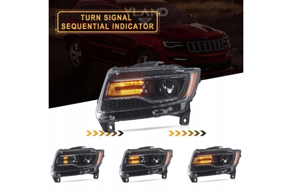 Headlights Lamp set Vland Led Lift look Jeep Grand Cherokee WK2 2010 2013 Part manufacturer VLAND