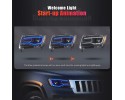 Headlights Lamp set Vland Led Lift look Jeep Grand Cherokee WK2 2010 2013 Type of low beam headlights LED