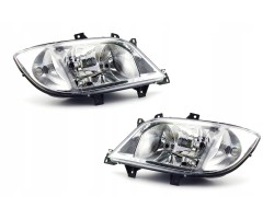MERCEDES SPRINTER 208 416 03 06 HEADLIGHTS SET LION RIGHT
