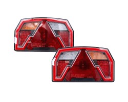 LED rear lamps bayonet 6 PIN 6 functions left right lamp set lamps rear