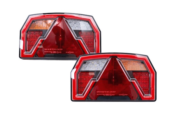 LED rear lamps bayonet 6 PIN 6 functions left right lamp set lamps rear