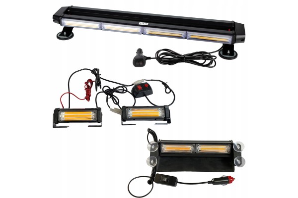 STROBE WARNING LAMP orange ROOF BEAM GLASS DUMMY