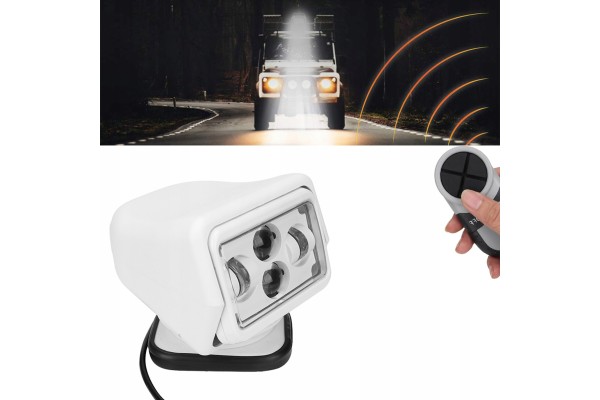 WORKING LAMP LED HEADLIGHT LED HALOGEN 60W 6500LM WIRELESS REMOTE CONTROL Packaging status original