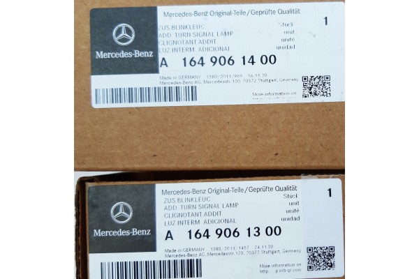 MERCEDES ML W164 GL X164 TURN SIGNAL MIRROR LIFT RIGHT Part manufacturer Mercedes Benz OE