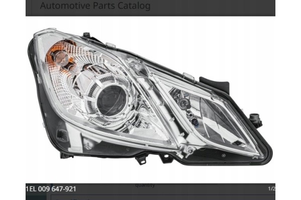 HEADLIGHT MERCEDES HELLA 1EL 009 647 921 Part manufacturer Hella
