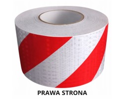 Reflective tape 100mm 50m contour warning oblique bevel stripes