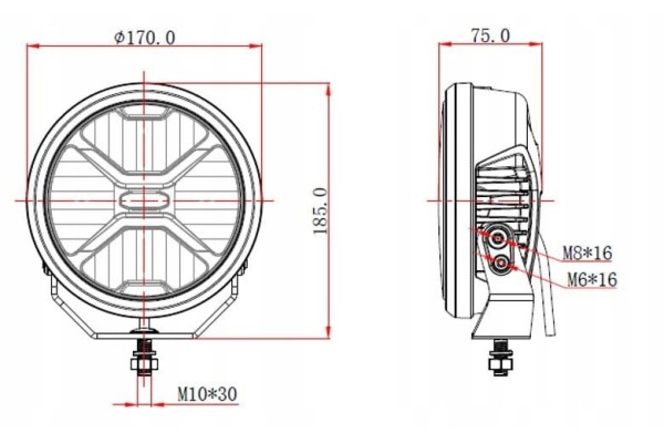 SKYLED CRUX 7X FULL LED HEADLAMP WITH POSITION LIGHTS EAN GTIN 5903849400992