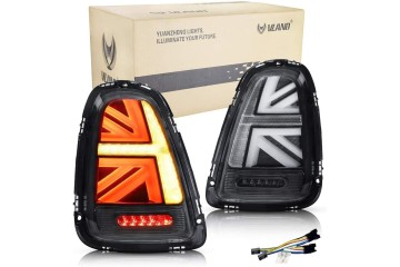 Vland Full LED Tail Lights Set Union Tuning Black for Mini Cooper R56 R57 R58 R59 Packaging status original