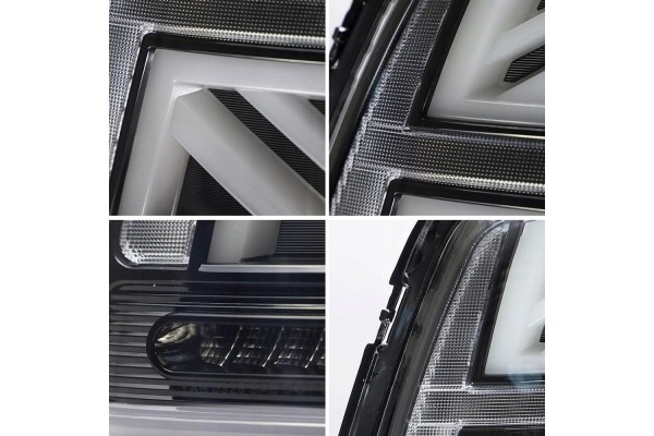 Vland Full LED Tail Lights Set Union Tuning Black for Mini Cooper R56 R57 R58 R59 Car type passenger cars