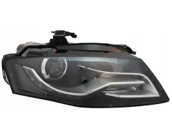 Faro delantero izquierdo TYC 20-11464-06-2 con motor eléctrico