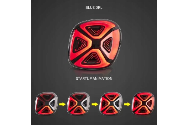 Rear Lamp Set Vland Full Led Neon Tuning Smart Fortwo III 3 in 453 14 19 Car type passenger cars