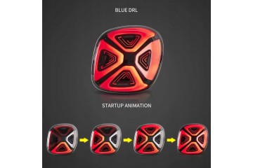 Rear Lamp Set Vland Full Led Neon Tuning Smart Fortwo III 3 in 453 14 19 Car type passenger cars