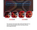 Juego de Luces Traseras Izquierda y Derecha para Mercedes Smart Coupe/