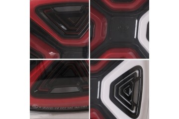 Juego de Luces Traseras Izquierda y Derecha para Mercedes Smart Coupe/