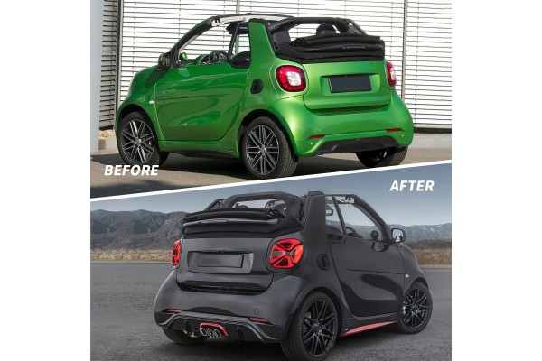 Juego de Luces Traseras Izquierda y Derecha para Mercedes Smart Coupe/