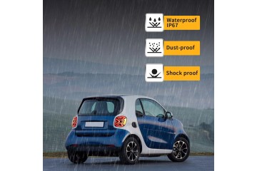 Juego de Luces Traseras Izquierda y Derecha para Mercedes Smart Coupe/