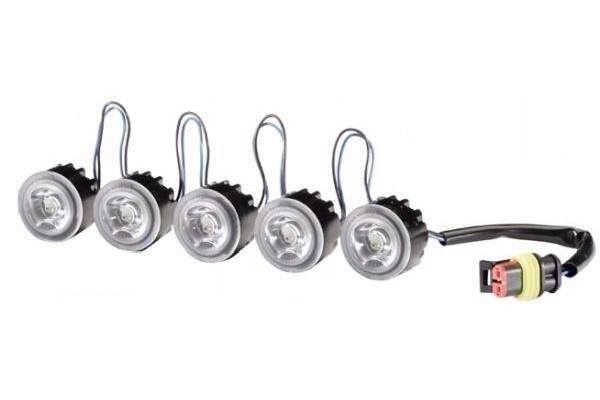 HELLA 2PT 177 696 701 LED Daytime Running Headlight Kit Set 5 12