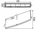 Daytime running lights Hella 2PT 010 043 041 Car type cargo vans