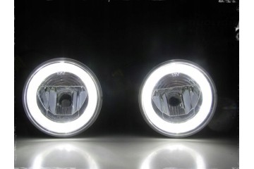 2in1 Daytime Running Lamps LED Halogens VW GOLF V 2003 09 Shape round