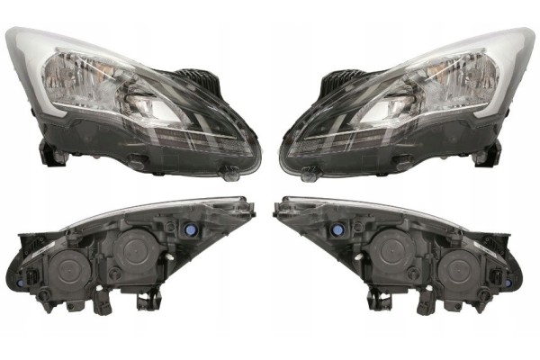 HEADLIGHT LAMP LEFT PEUGEOT 3008 5008 13 VALEO Additional information adjustment motors included