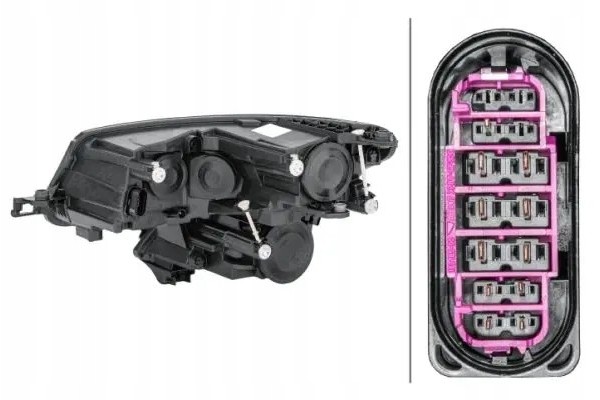 HEADLAMP LAMP 1EF 012 669 101 HELLA Packaging status original