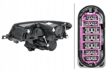 HEADLAMP LAMP 1EF 012 669 101 HELLA Packaging status original