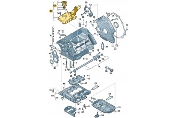 New Original Oil Separator for Audi A7 S5 A6 06E103547AK Catalog number of the part 06E103547AK