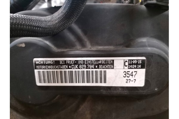 Motor Completo 1.4 TSI CUKC para SEAT, SKODA y VW